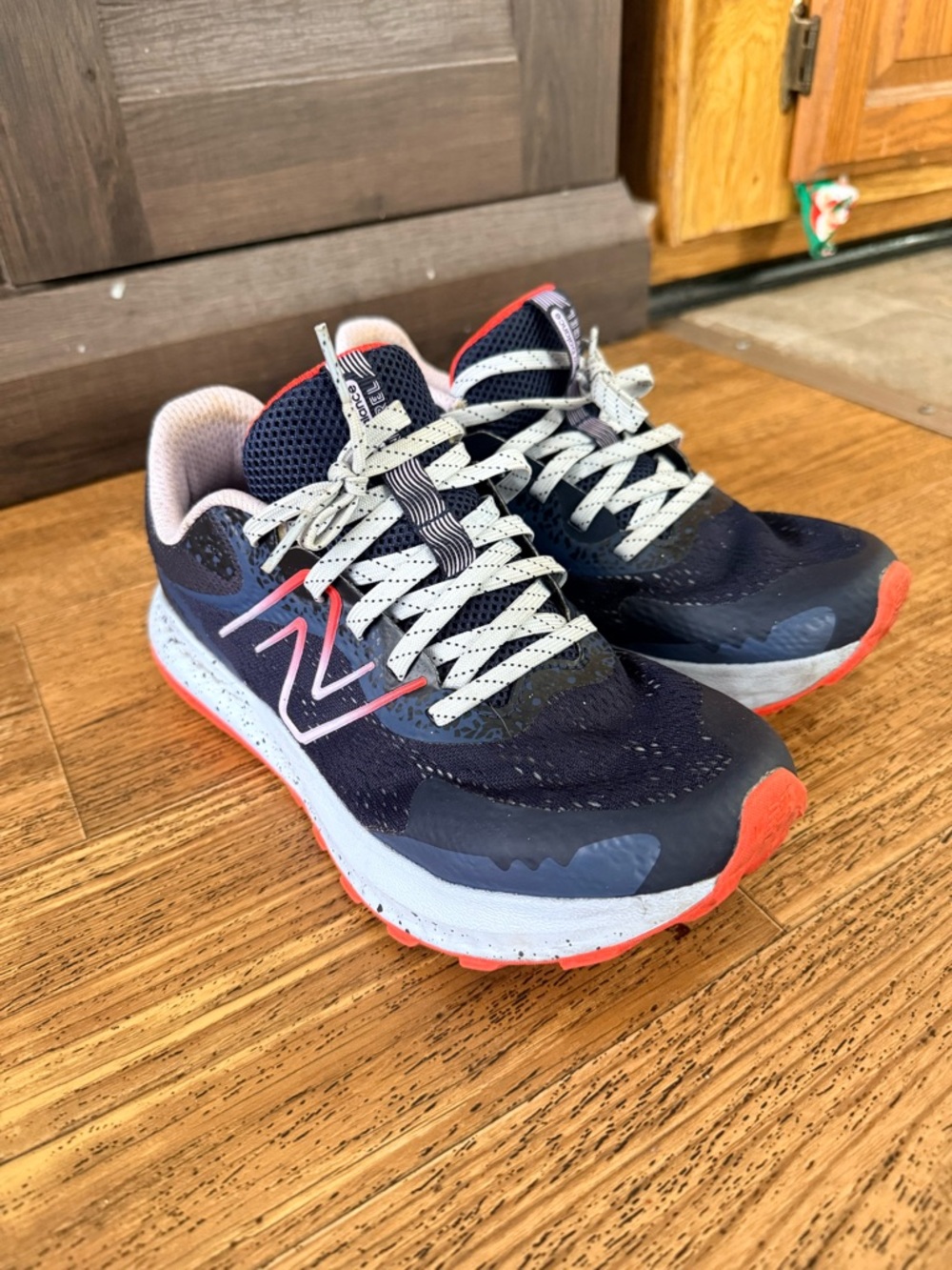 New Balance Women’s Navy and Coral Running Shoes